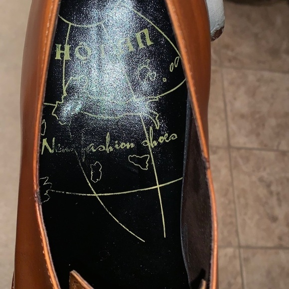 Whole Cut Buffalo Leather Oxford Dress Shoe. - Picture 11 of 13